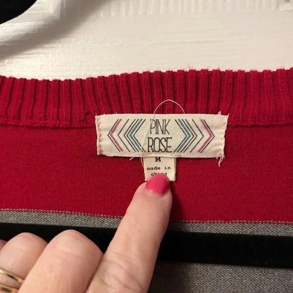 Women’s Pink Rose Dress Medium     - Picture 6 of 6